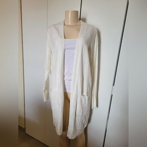 Express long cardigan, size small, cream color, NWT